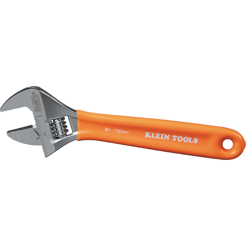 Klein Extra-Capacity Adjustable Wrench, 6-Inch (O5076)