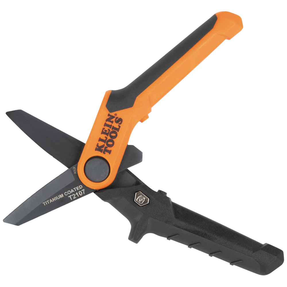 Klein Compact Titanium-Coated Utility Shears, 7-Inch (T2107)