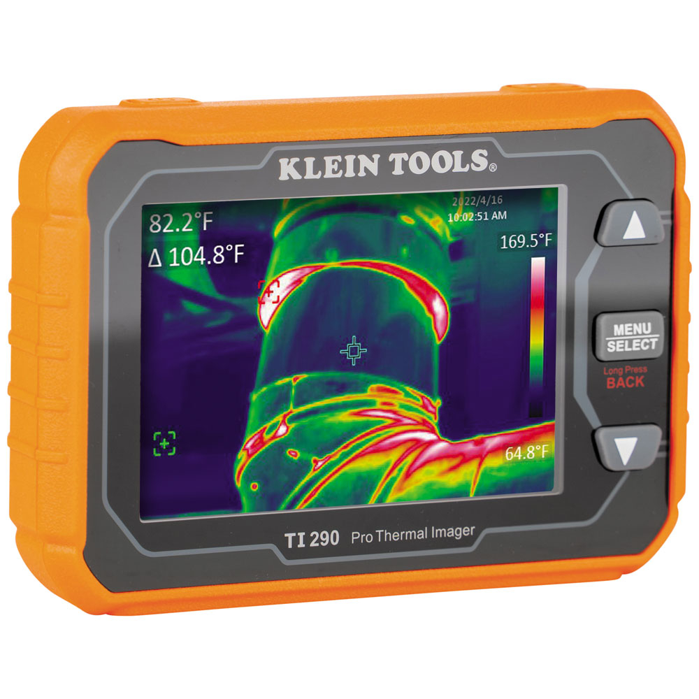 Klein Rechargeable Pro Thermal Imaging Camera, 76,800 Pixels, Wi-Fi Data Transfer (TI290)