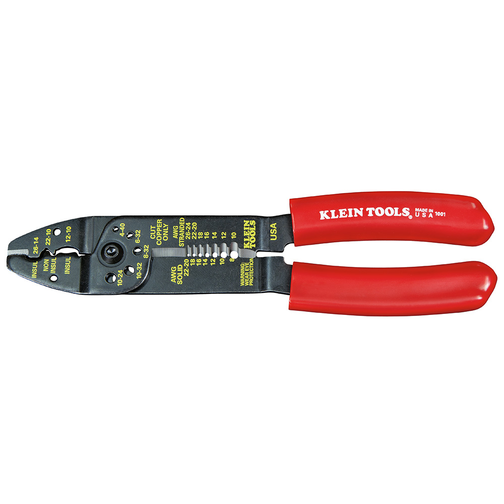 Klein Multi Tool, Stripper, Crimper, Wire Cutter, 8-22 AWG (1001)