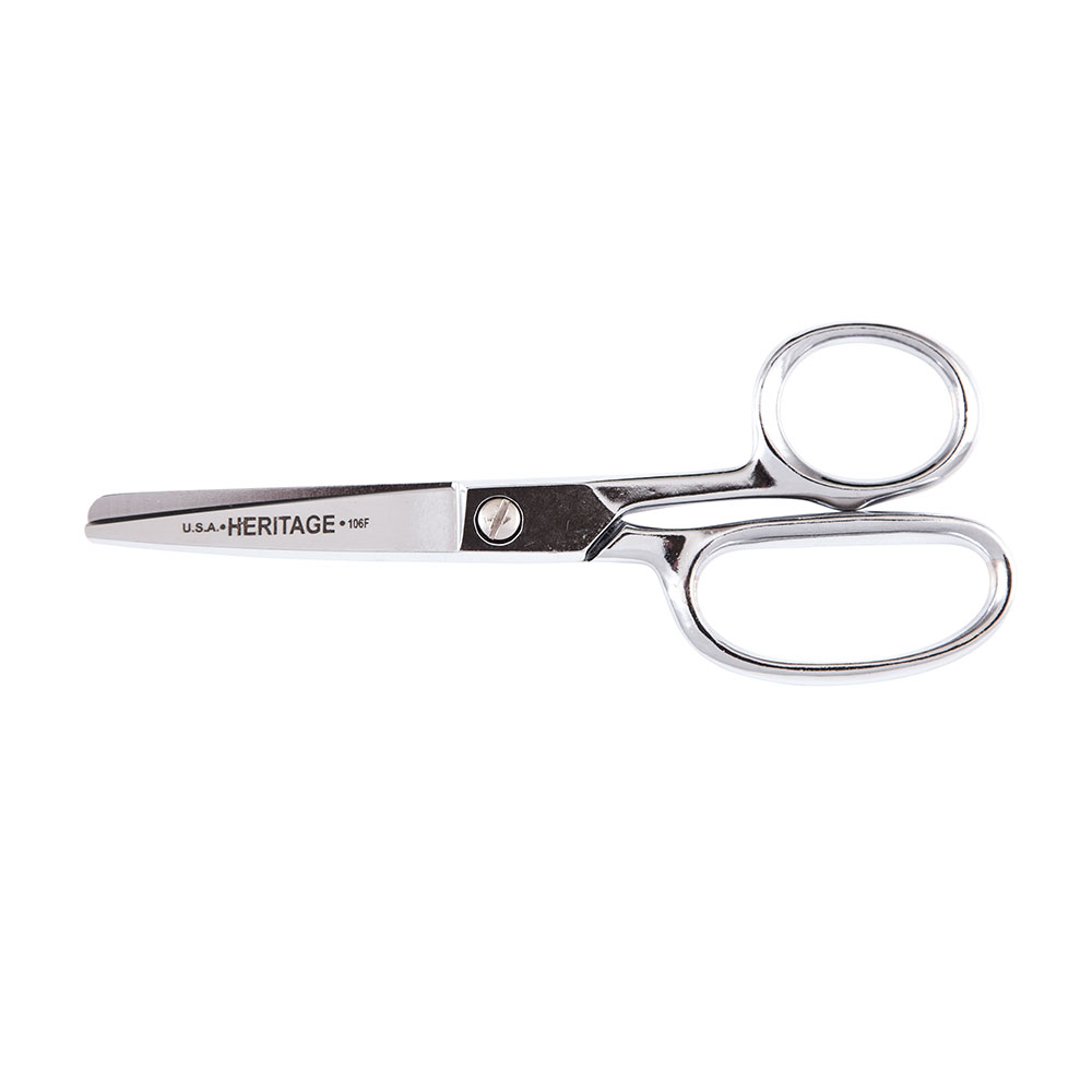 Klein Straight Trimmer, Fully Rounded Tips, 6-Inch (106F)