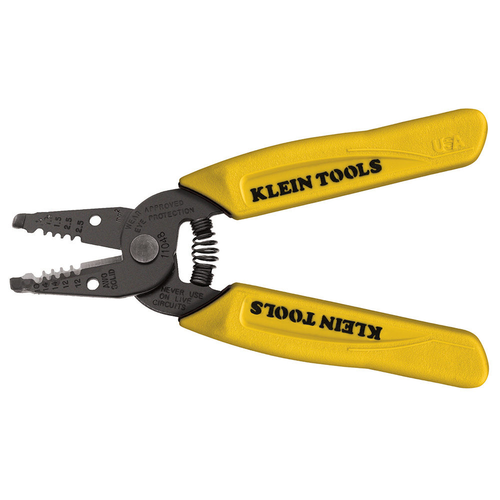 Klein Dual-Wire Stripper/Cutter for Solid Wire 10-14 AWG (11048)