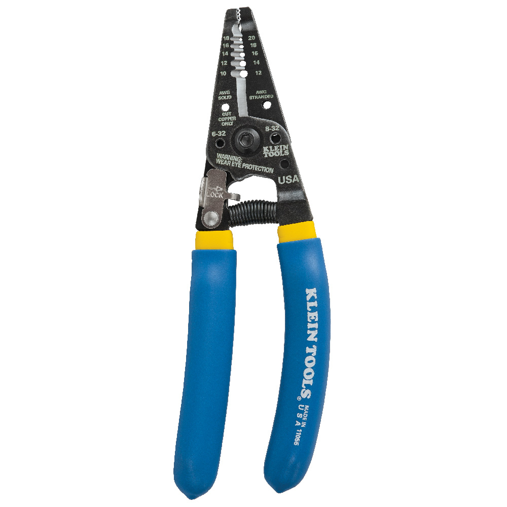Klein Solid and Stranded Copper Wire Stripper and Cutter (11055)