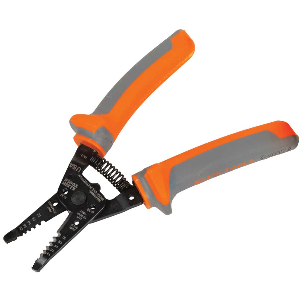 Klein Insulated Klein-Kurve® Wire Stripper and Cutter (11055RINS)