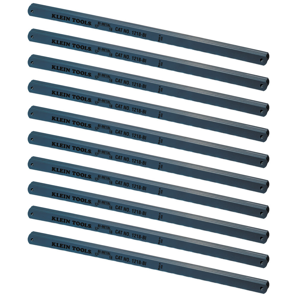 Klein Bi-Metal Blades, 18 TPI, 12-Inch, 100-Pack (1218BI)