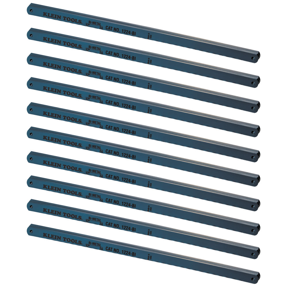 Klein Bi-Metal Blades, 24 TPI, 12-Inch, 100-Pack (1224BI)