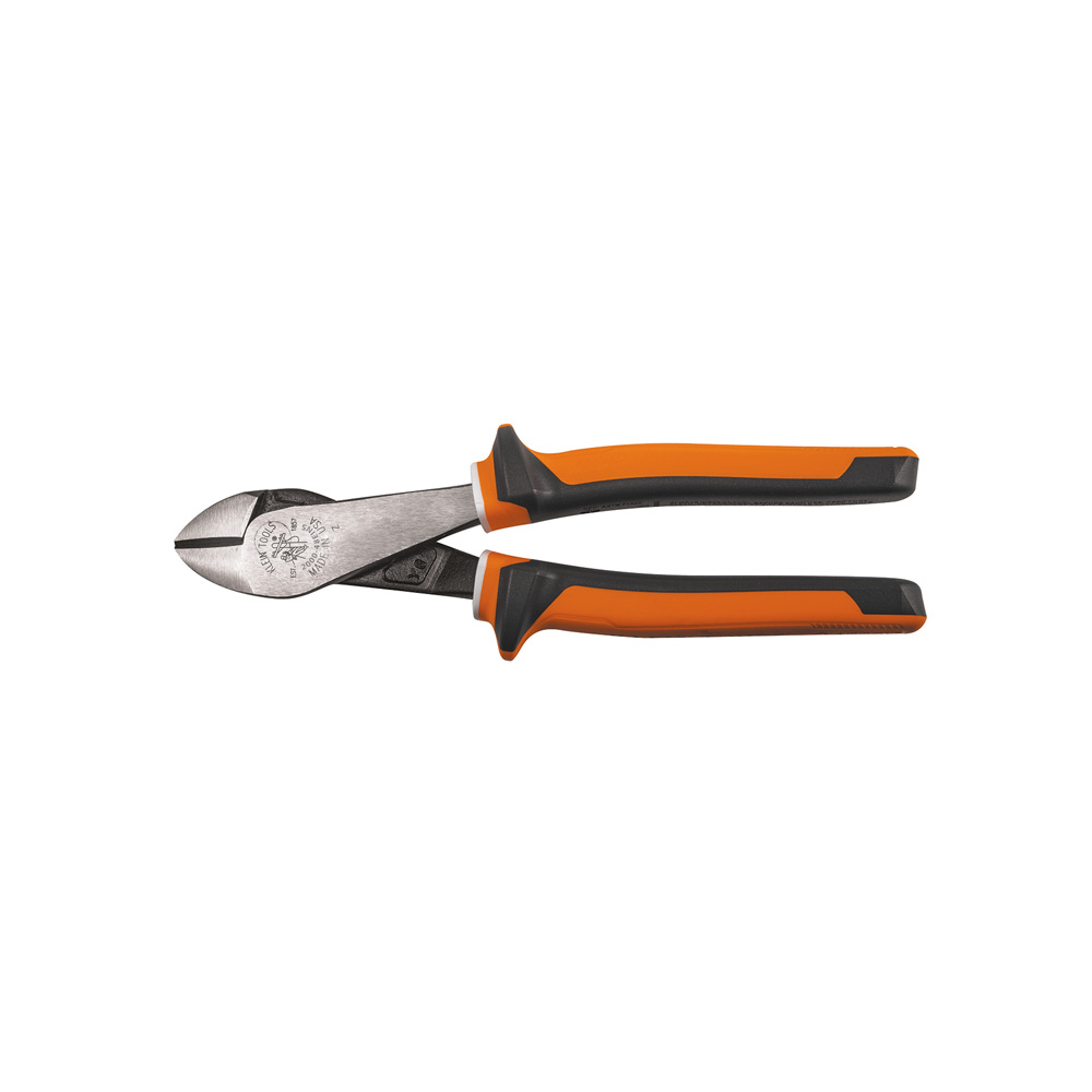 Klein Diagonal Cutting Pliers, Insulated, Angled Head, 8-Inch (200048EINS)