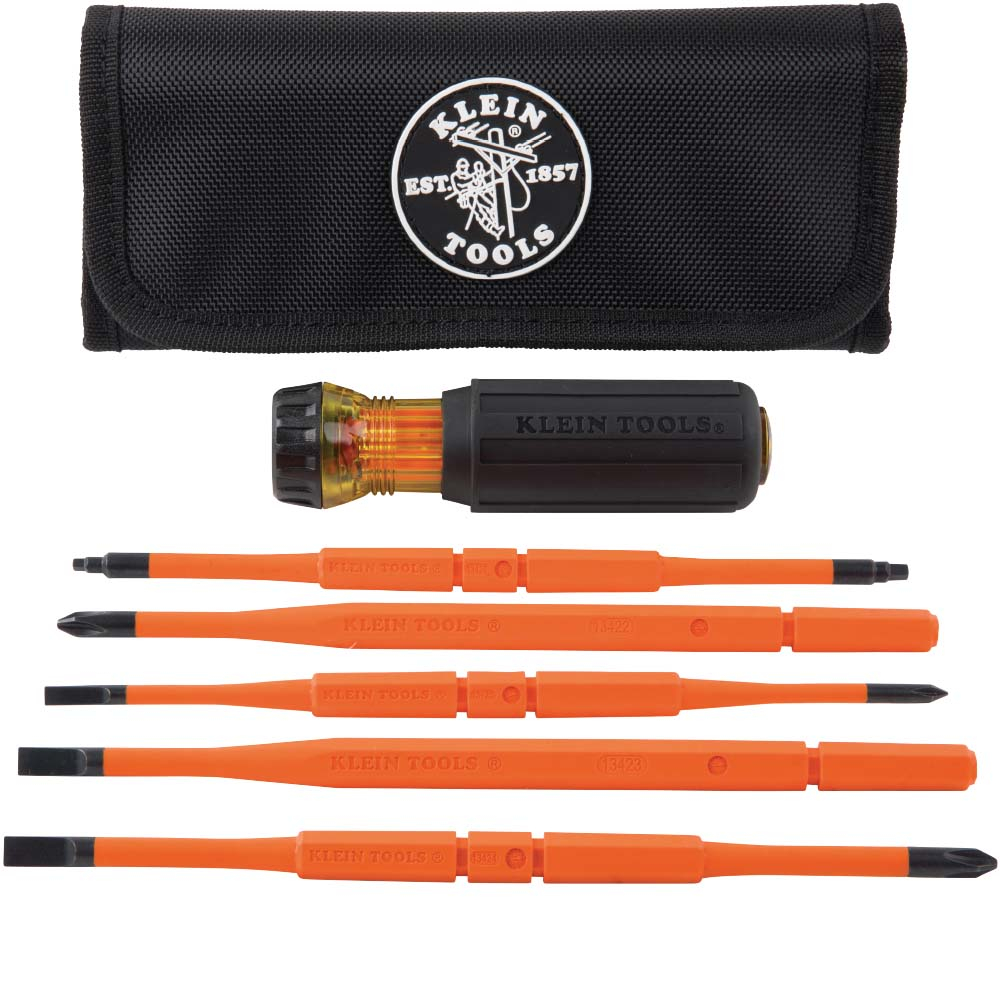 Klein 8-in-1 Insulated Interchangeable Screwdriver Set (32288)
