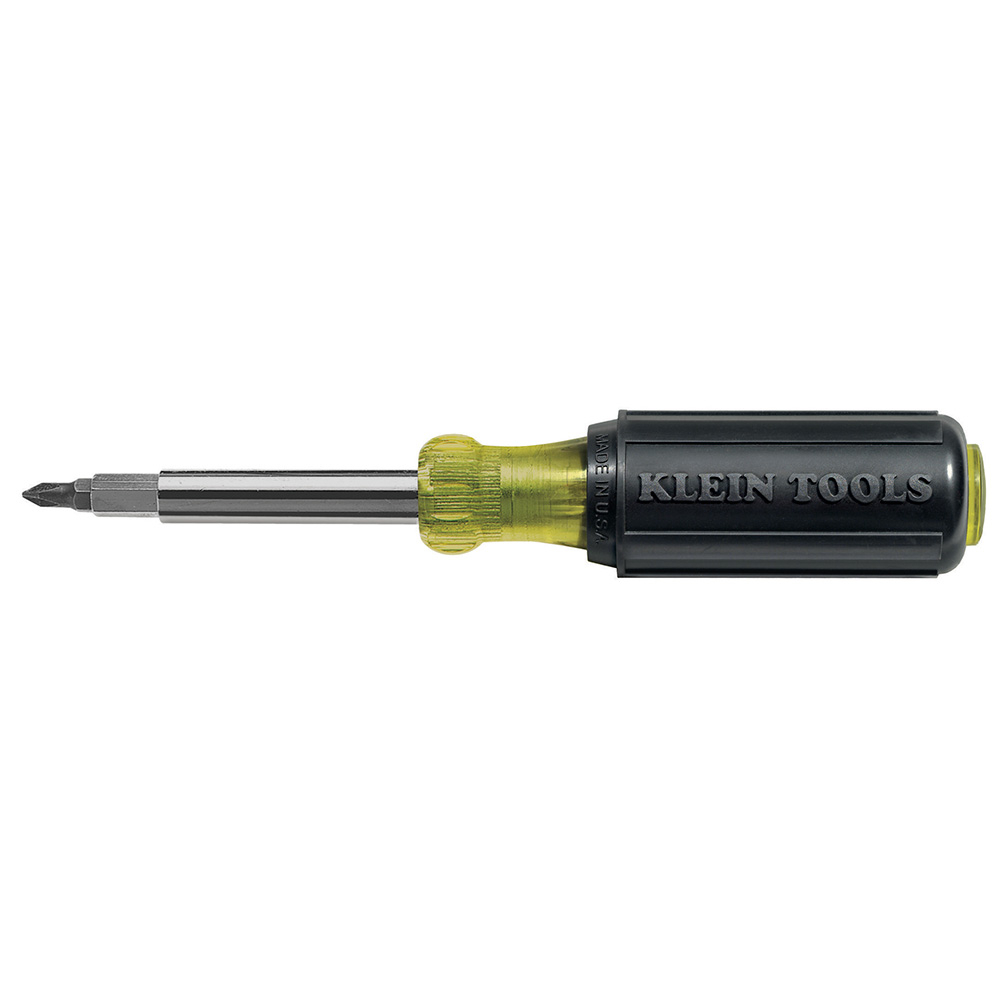Klein Multi-Bit Screwdriver / Nut Driver, 10-in-1, Phillips, Slotted Bits (32477)