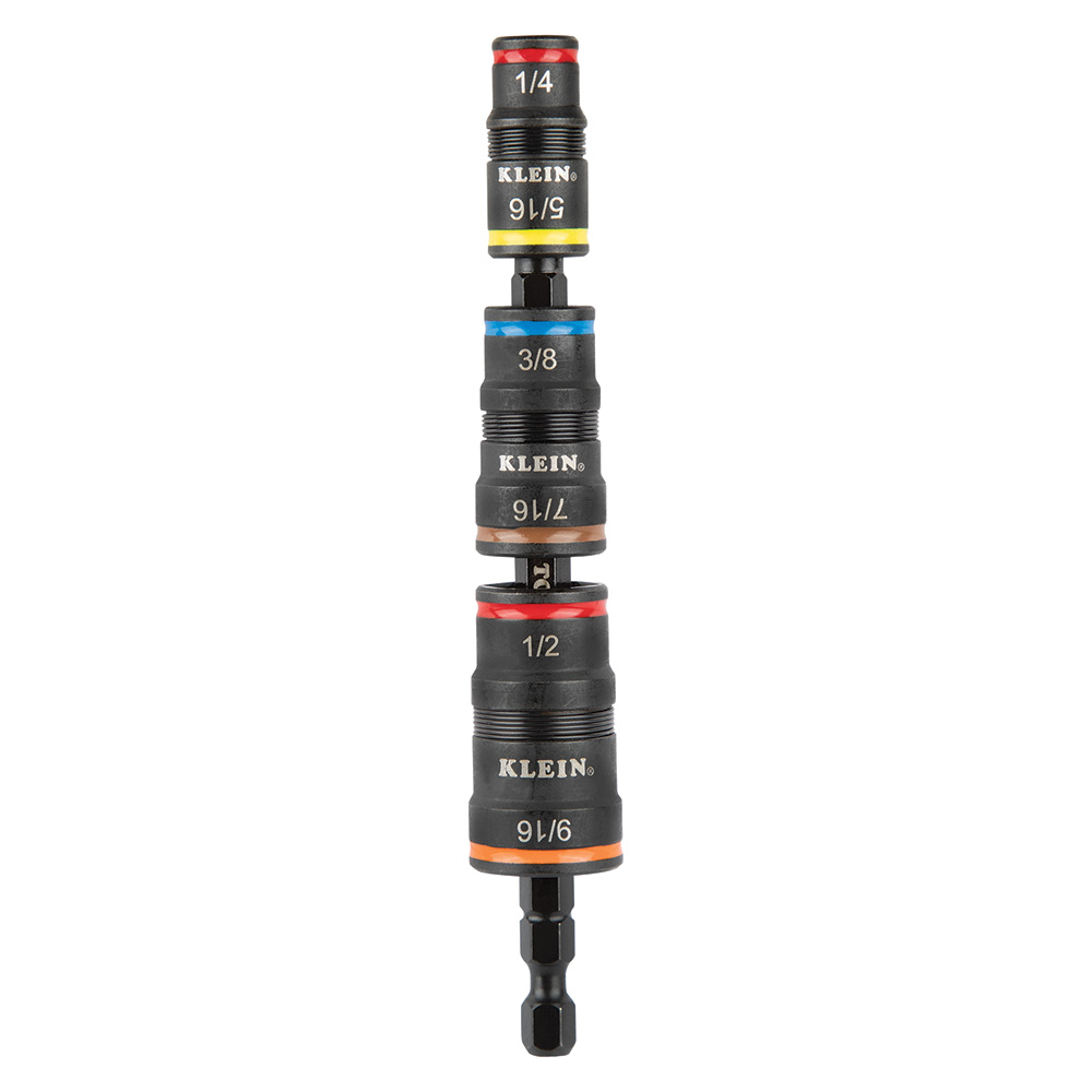 Klein 7-in-1 Impact Flip Socket Set (32933)