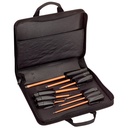 Klein Screwdriver Set, 1000V Insulated Slotted and Phillips, 9-Piece (33528)