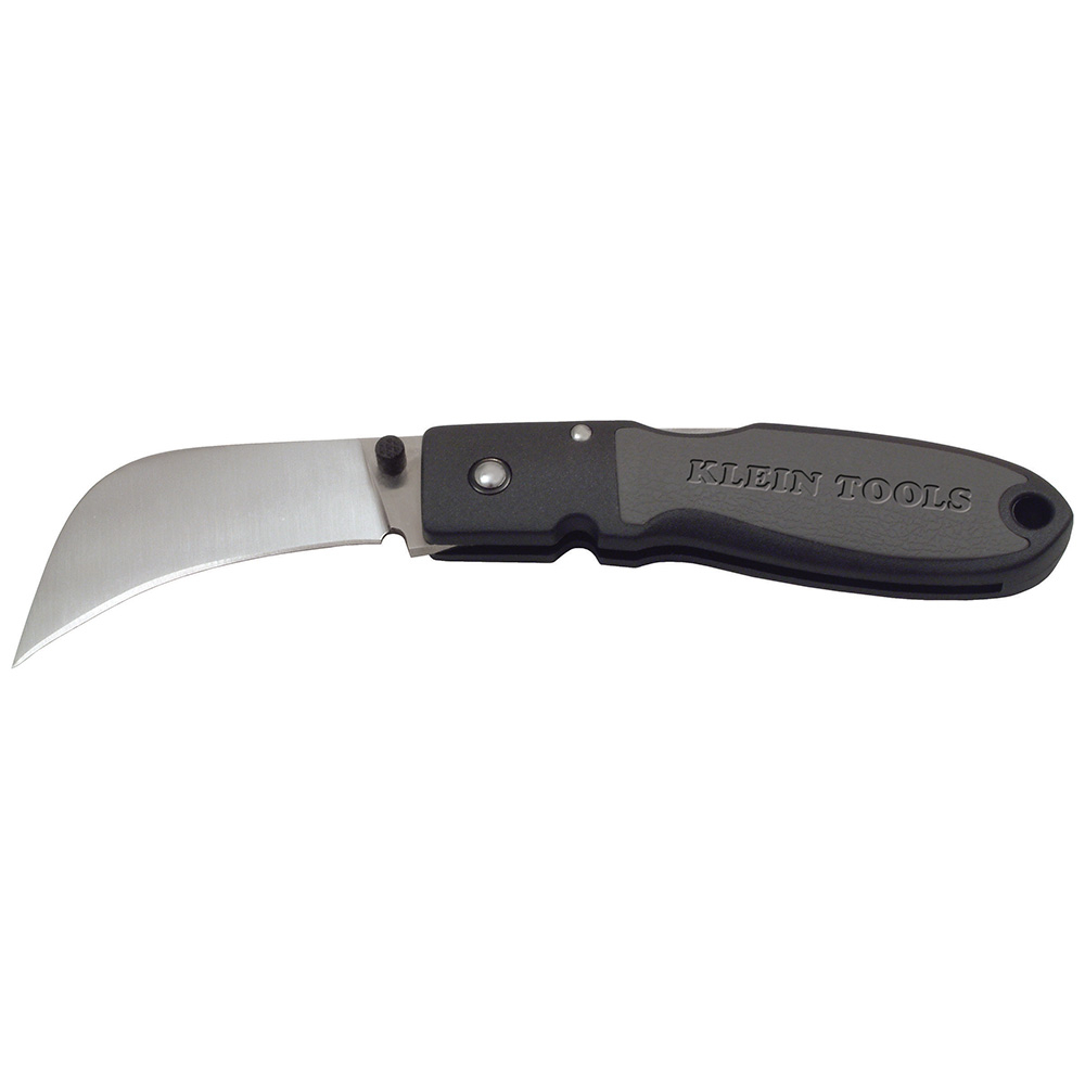 Klein Lockback Knife, 2-5/8-Inch Hawkbill Blade, Black Handle (44005)