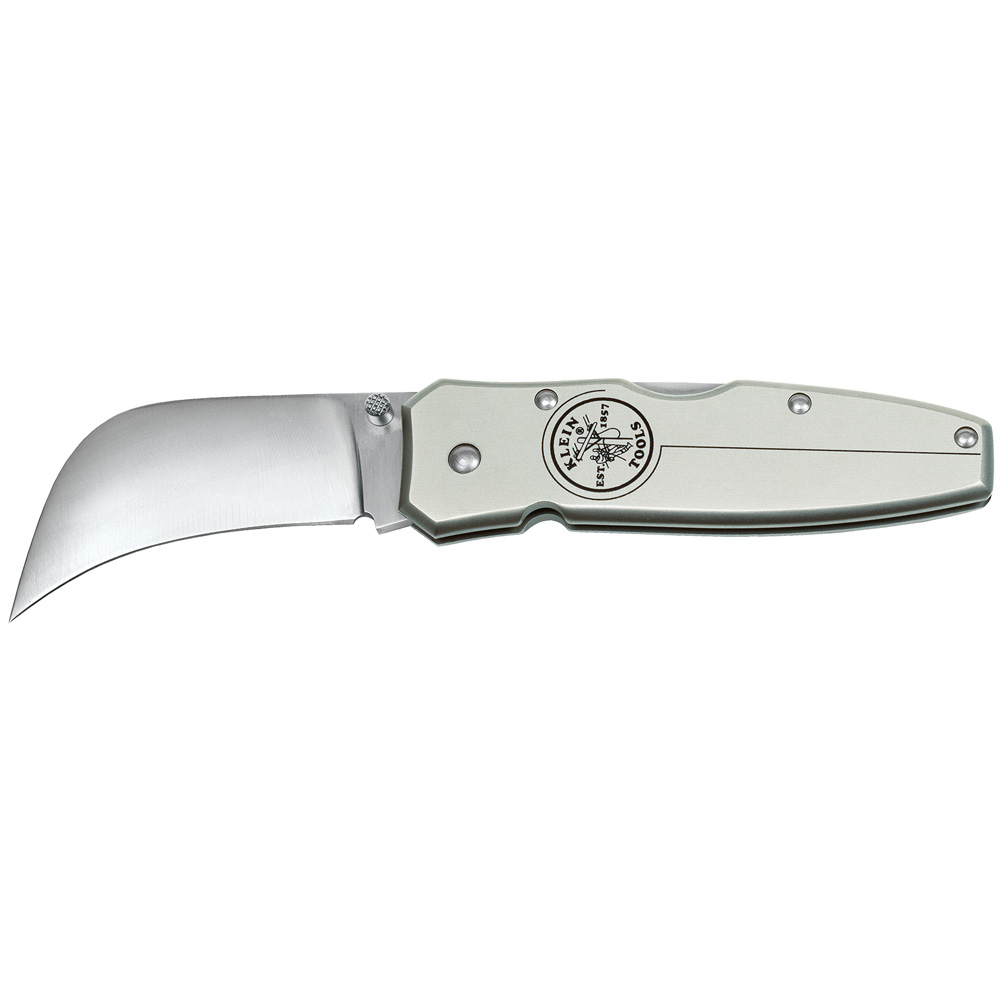 Klein Lockback Knife 2-5/8-Inch Hawkbill Blade, Aluminum Handle (44006)
