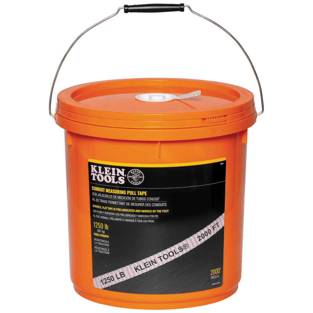 Klein Conduit Measuring Pull Tape, 1250-Pound x 1000-Foot (50122)