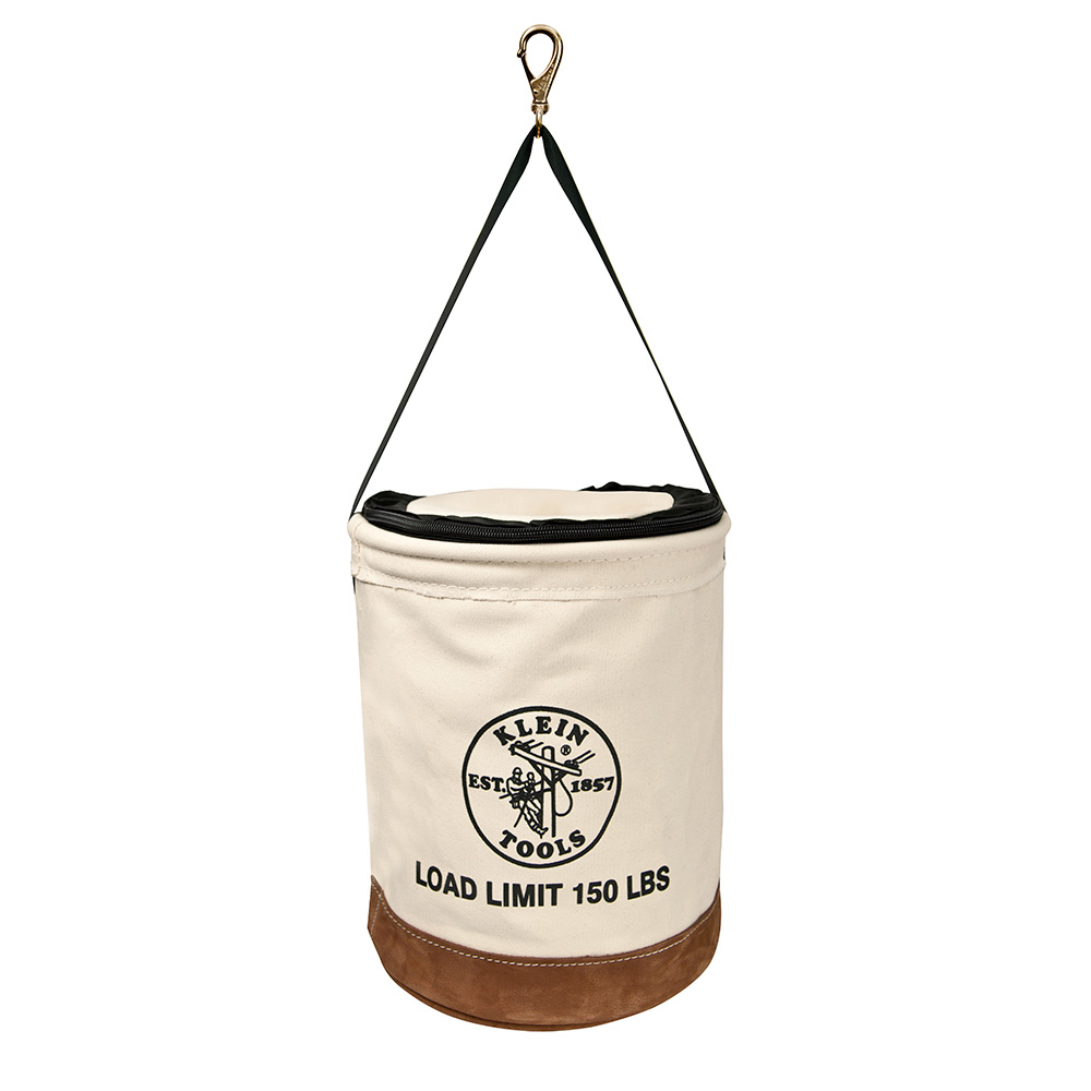 Klein Canvas Bucket with Closing Top, 17-Inch (5104CLR17)