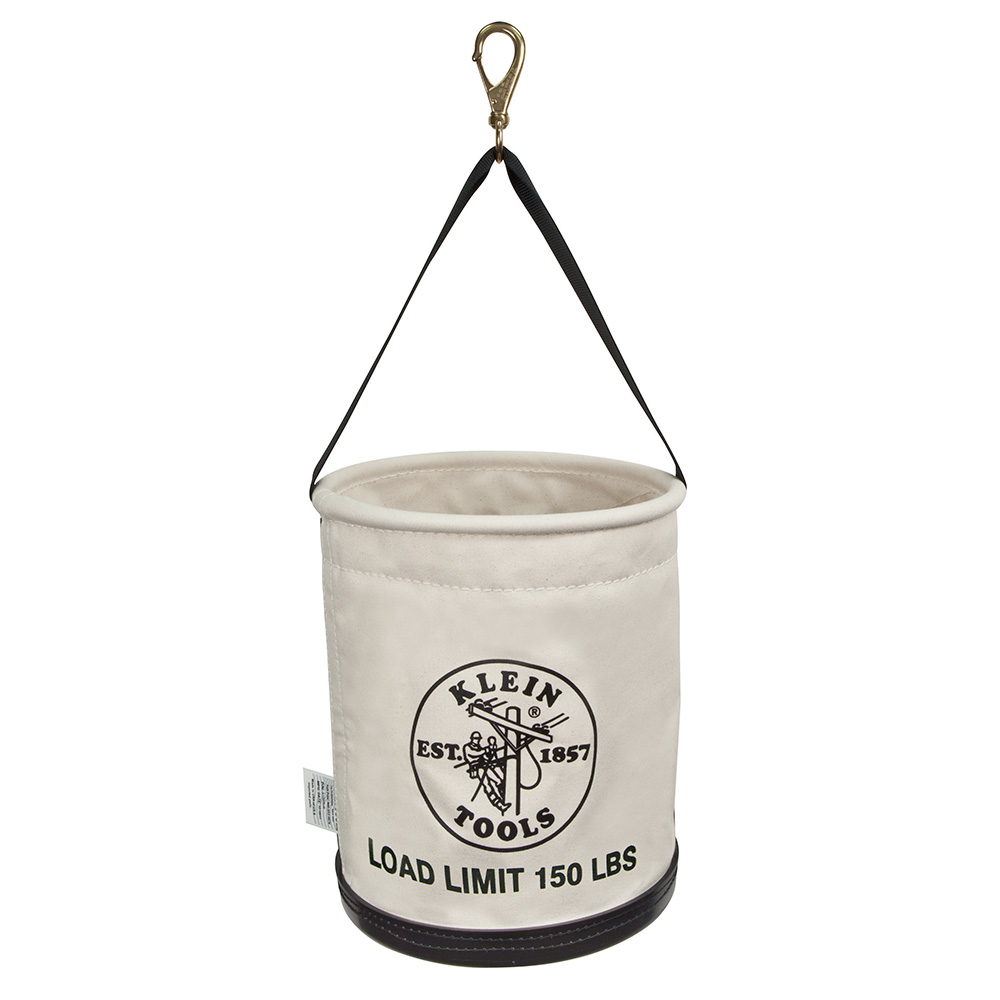Klein Canvas Bucket, All-Purpose with Drain Holes, 12-Inch (5109SLR)