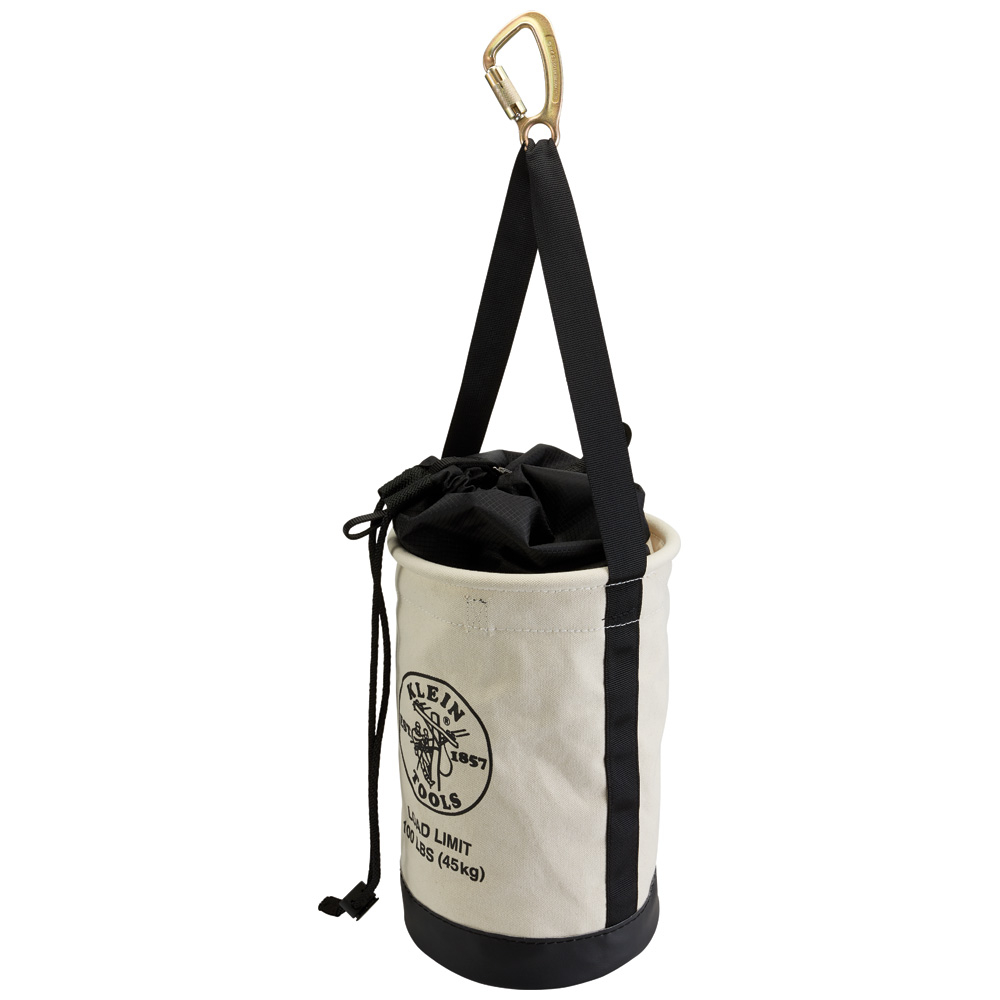 Klein Canvas Bucket with Drawstring Close, 17-Inch (5114DSC)