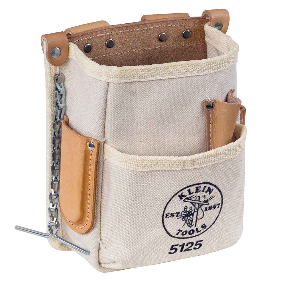 Klein Tool Pouch, 5-Pocket, Canvas (5125)