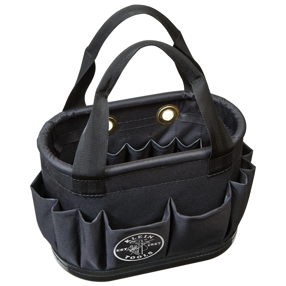 Klein Hard-Body Bucket, 29-Pocket Aerial Bucket, Black (5144BHB14OS)