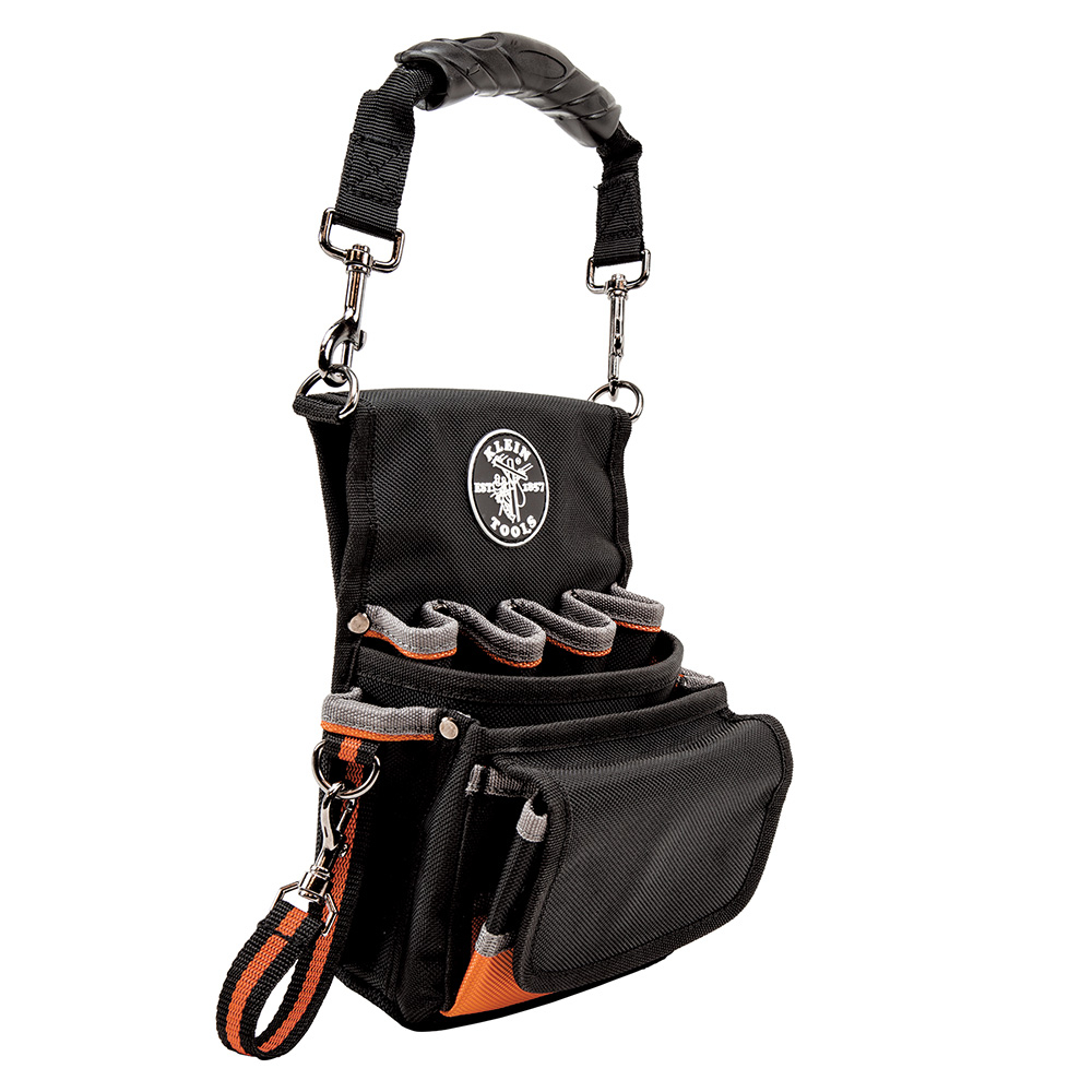 Klein Tradesman Pro™ Tool Pouch, 9 Pockets, 9.5 x 7.5 x 9.5-Inch (5242)