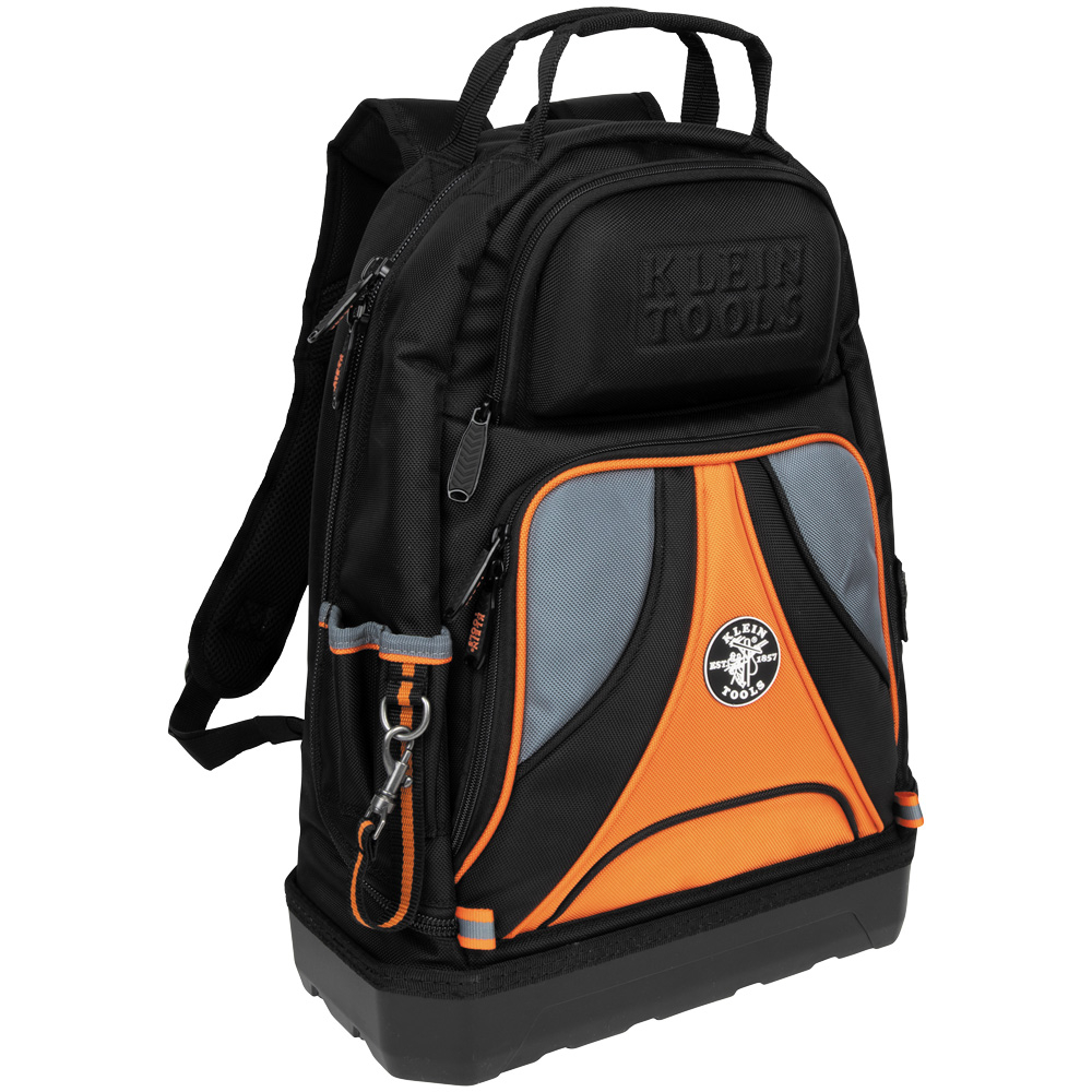 Klein Tradesman Pro™ Tool Bag Backpack, 39 Pockets, Black, 14-Inch (55421BP-14)