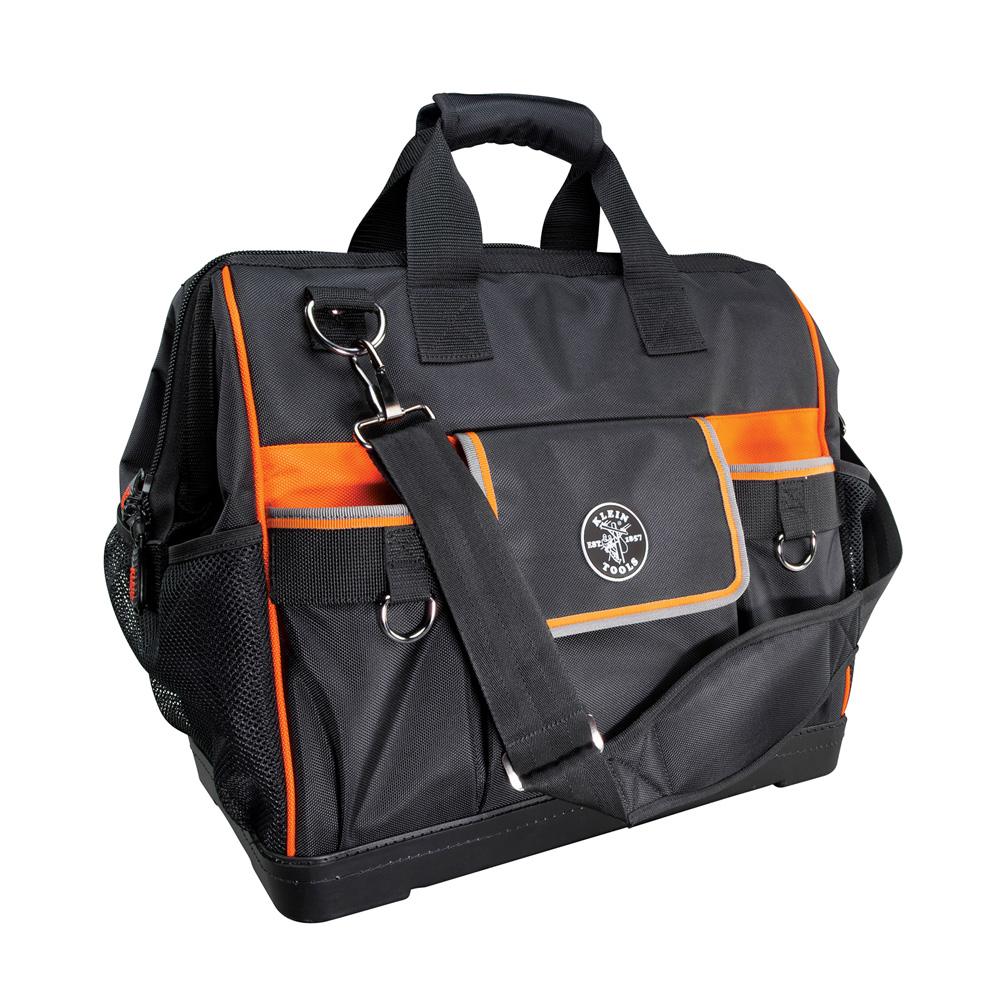 Klein Tool Bag, Tradesman Pro™ Wide-Open Tool Bag, 42 Pockets, 16-Inch (55469)