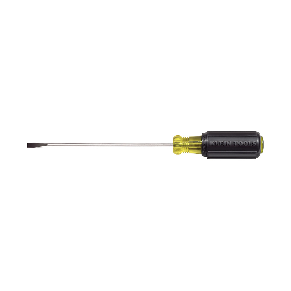 Klein 3/16-Inch Cabinet Screwdriver, 6-Inch Round Shank (601-6)