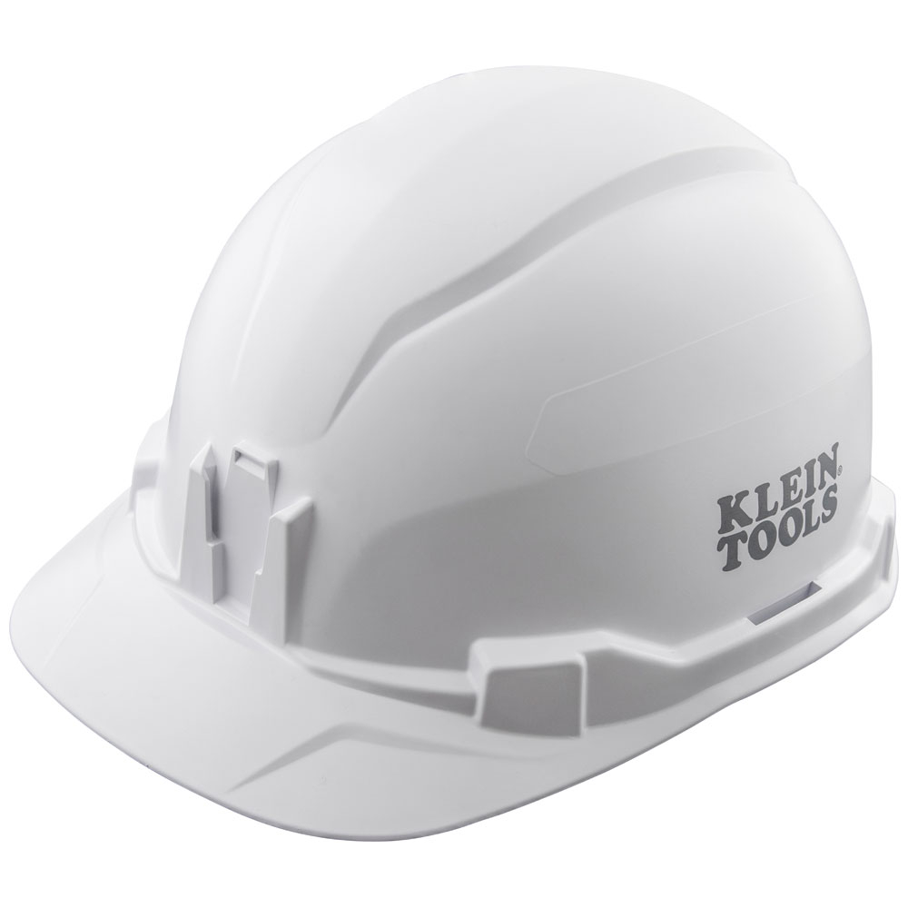 Klein Hard Hat, Non-Vented, Cap Style, White (60100)