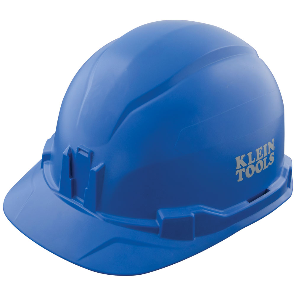 Klein Hard Hat, Non-Vented, Cap Style, Blue (60248)