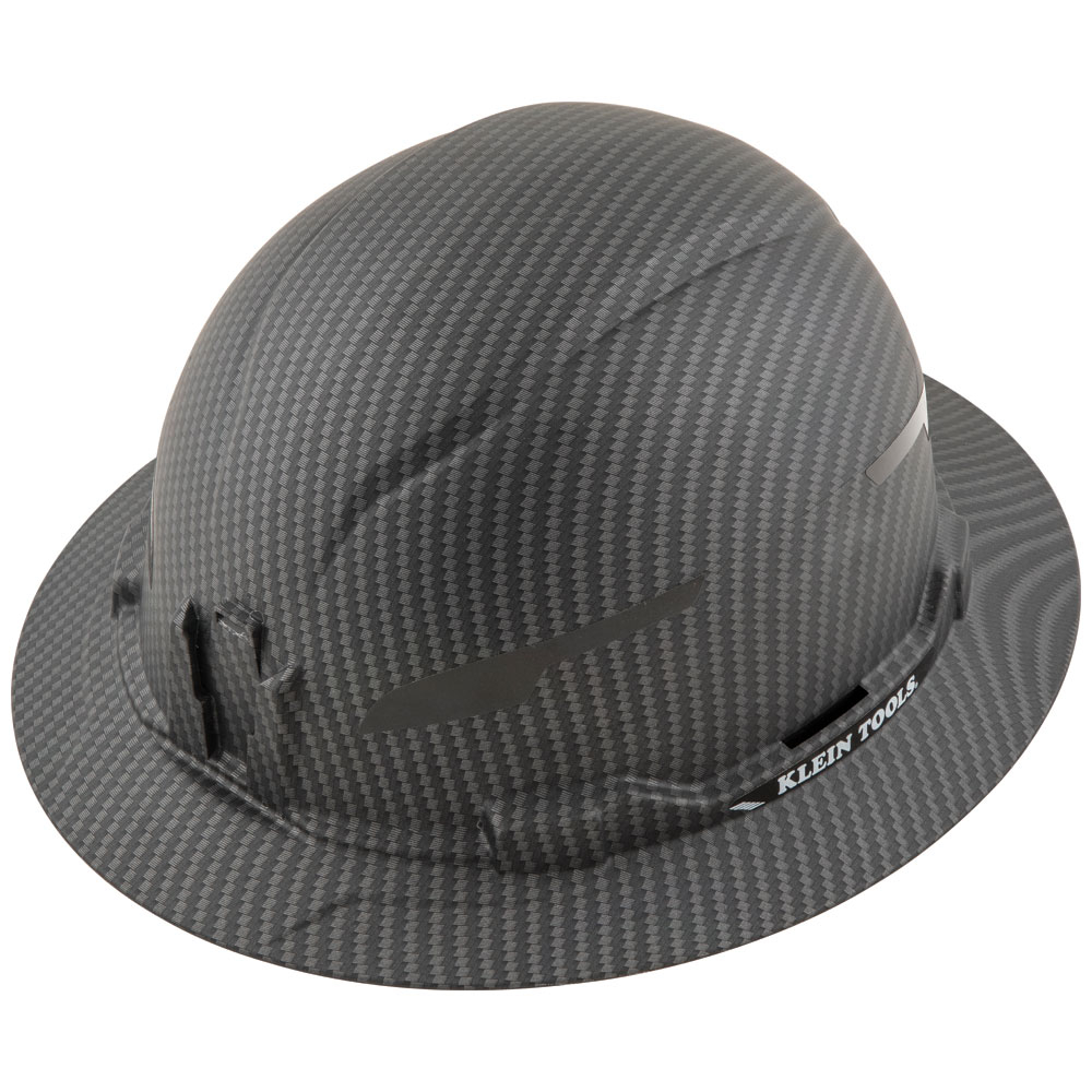 Klein Hard Hat, Premium KARBN™ Pattern, Non-Vented Full Brim, Class E (60345)
