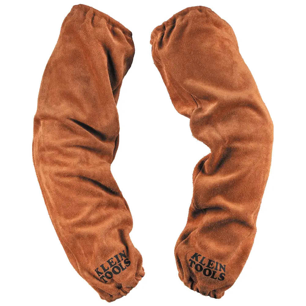 Klein Flame-Resistant Leather Welding Sleeves (60834)