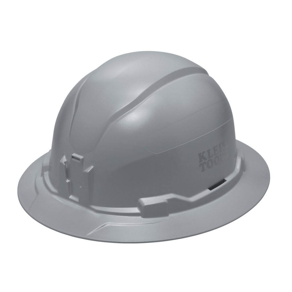 Klein Hard Hat, Non-Vented, Full Brim Style, Gray (60863BR)