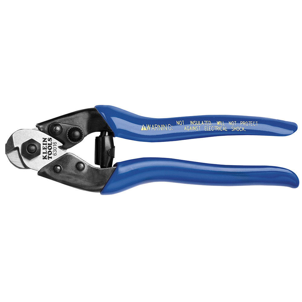 Klein Heavy-Duty Cable Cutter, Blue, 7 1/2-Inches (63016)