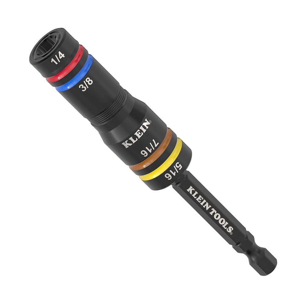 Klein Quad-4 Heavy-Duty Impact Flip Socket, SAE (651QS)