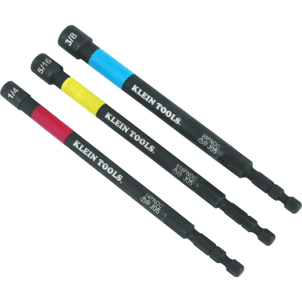 Klein Magnetic Power Nut Setter 3-Piece Set (65411PK3)