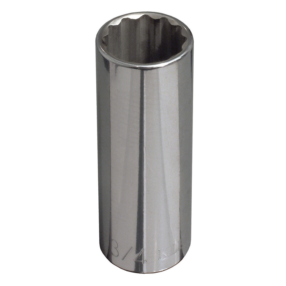 Klein 11/16-Inch Deep 12-PT Socket, 1/2-Inch Drive (65828)
