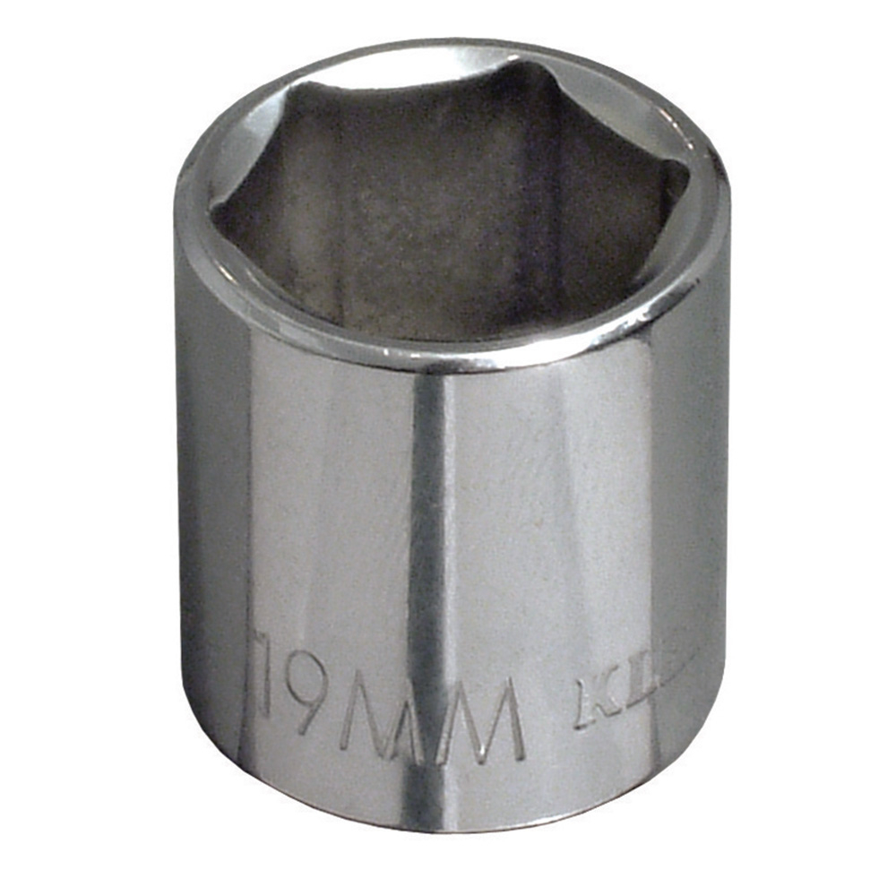 Klein 18 mm Metric 6-PT Socket, 3/8-Inch Drive (65918)
