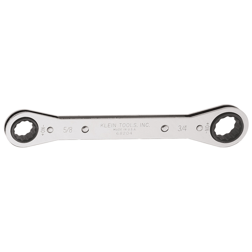 Klein Ratcheting Box Wrench 5/8 x 3/4-Inch (68204)