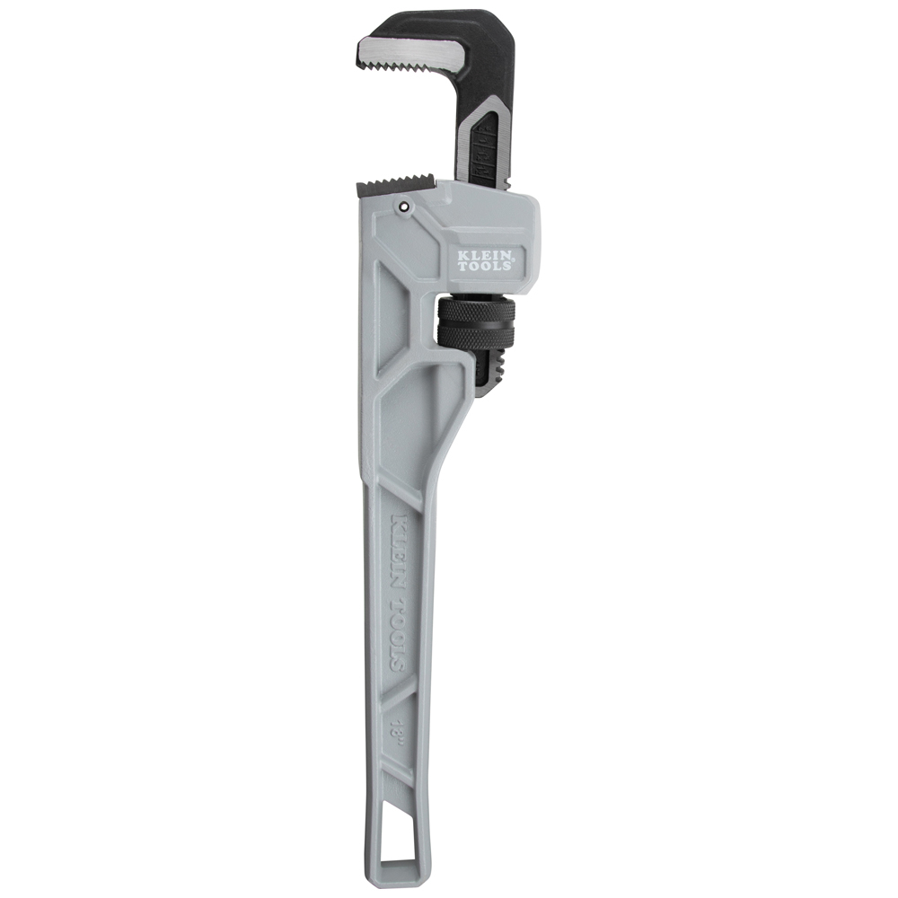 Klein Adjustable Cast Aluminum Pipe Wrench, 18-Inch (68225)