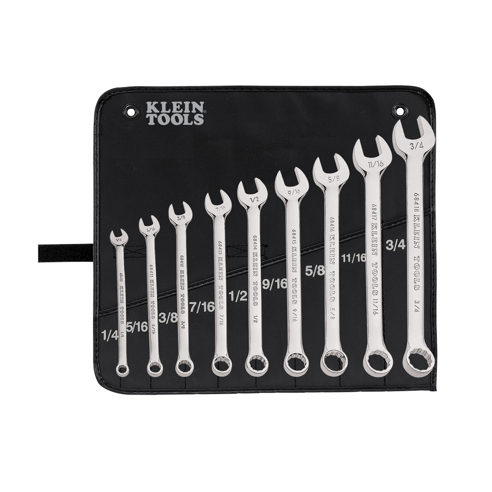 Klein Combination Wrench Set, 9-Piece (68402)