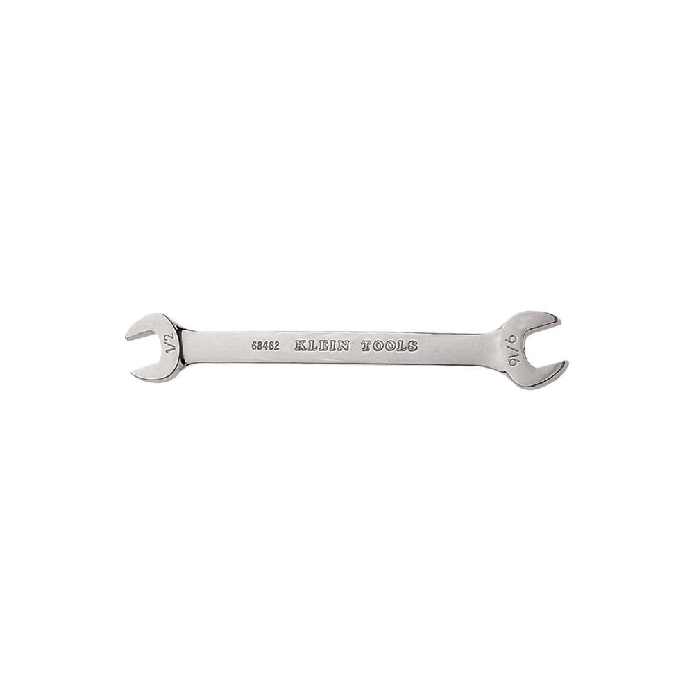 Klein Open-End Wrench 1/2-Inch, 9/16-Inch Ends (68462)