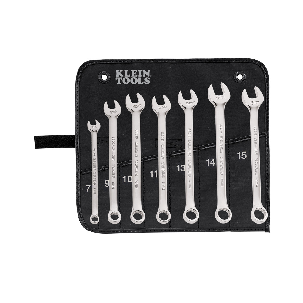 Klein Combination Wrench Set, Metric, 7-Piece (68500)