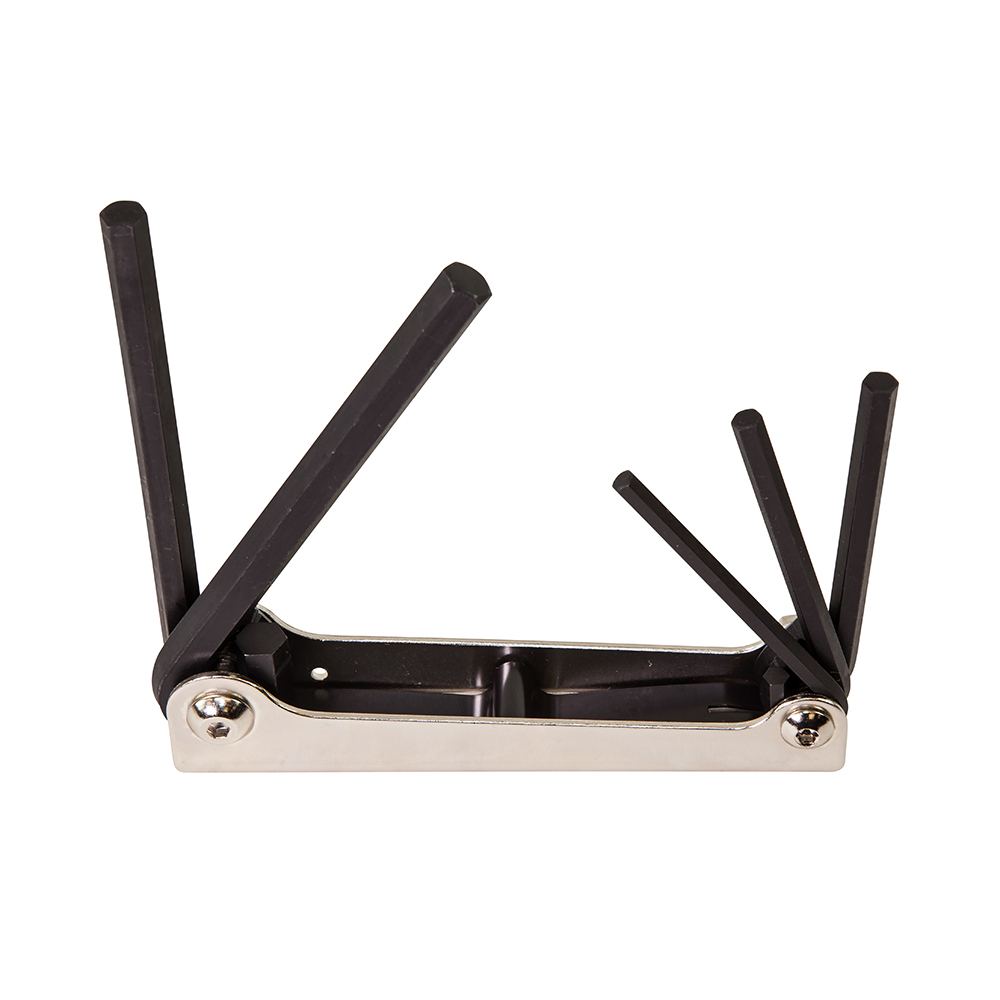 Klein Folding Hex Key Set, 5-Key, SAE Sizes (70579)