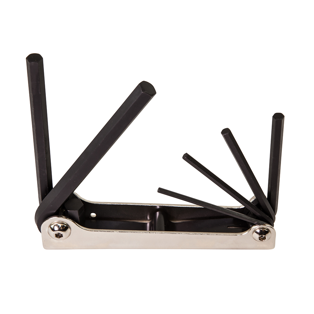 Klein Folding Hex Key Set, 6-Key, Metric Sizes (70580)