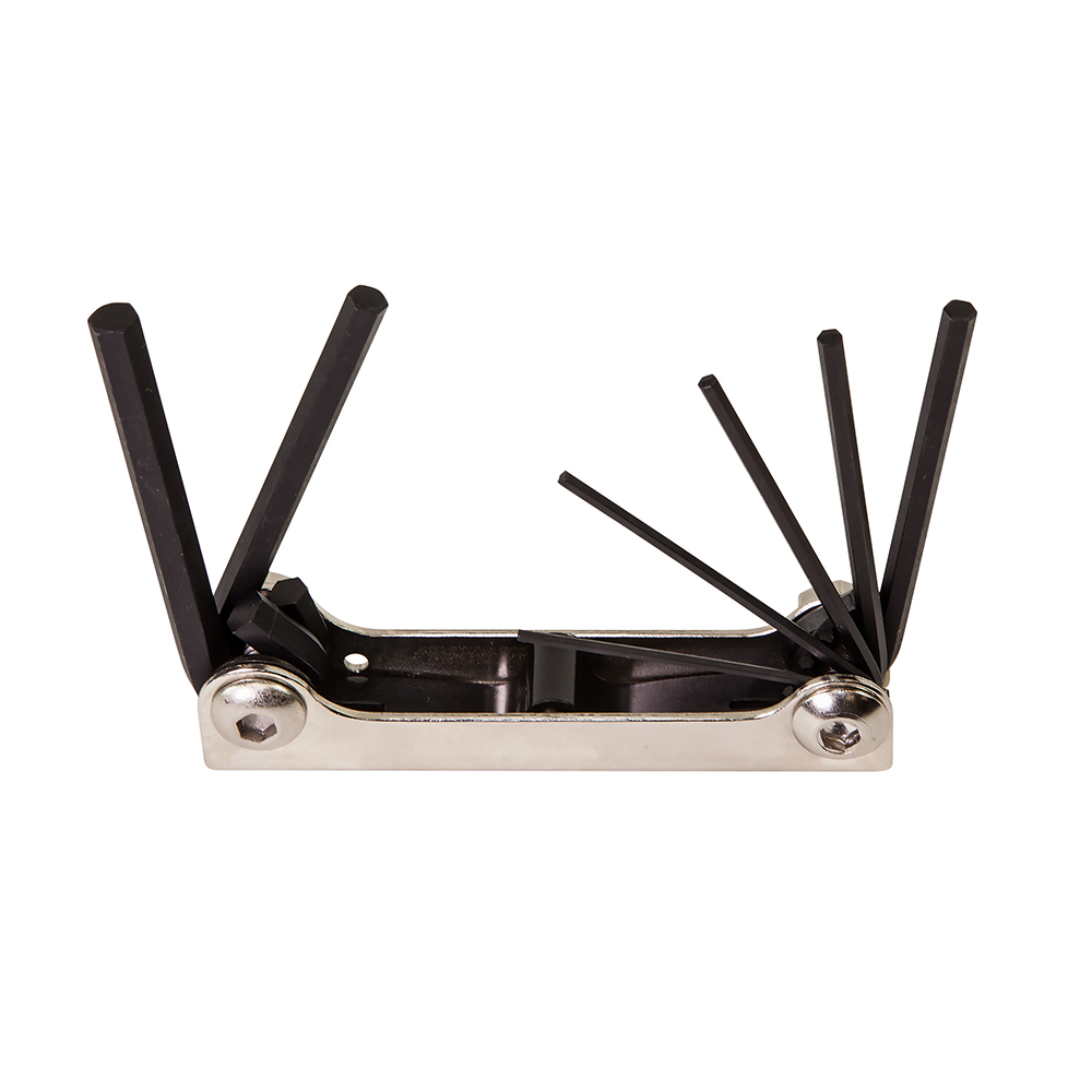 Klein Folding Hex Key Set, 7-Key, Metric Sizes (70582)