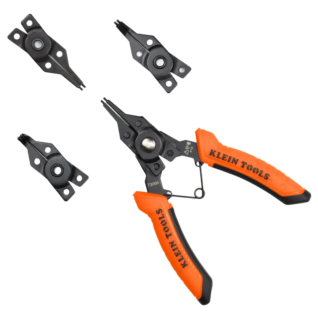 Klein 6-in-1 Interchangeable Snap Ring Pliers (73066)
