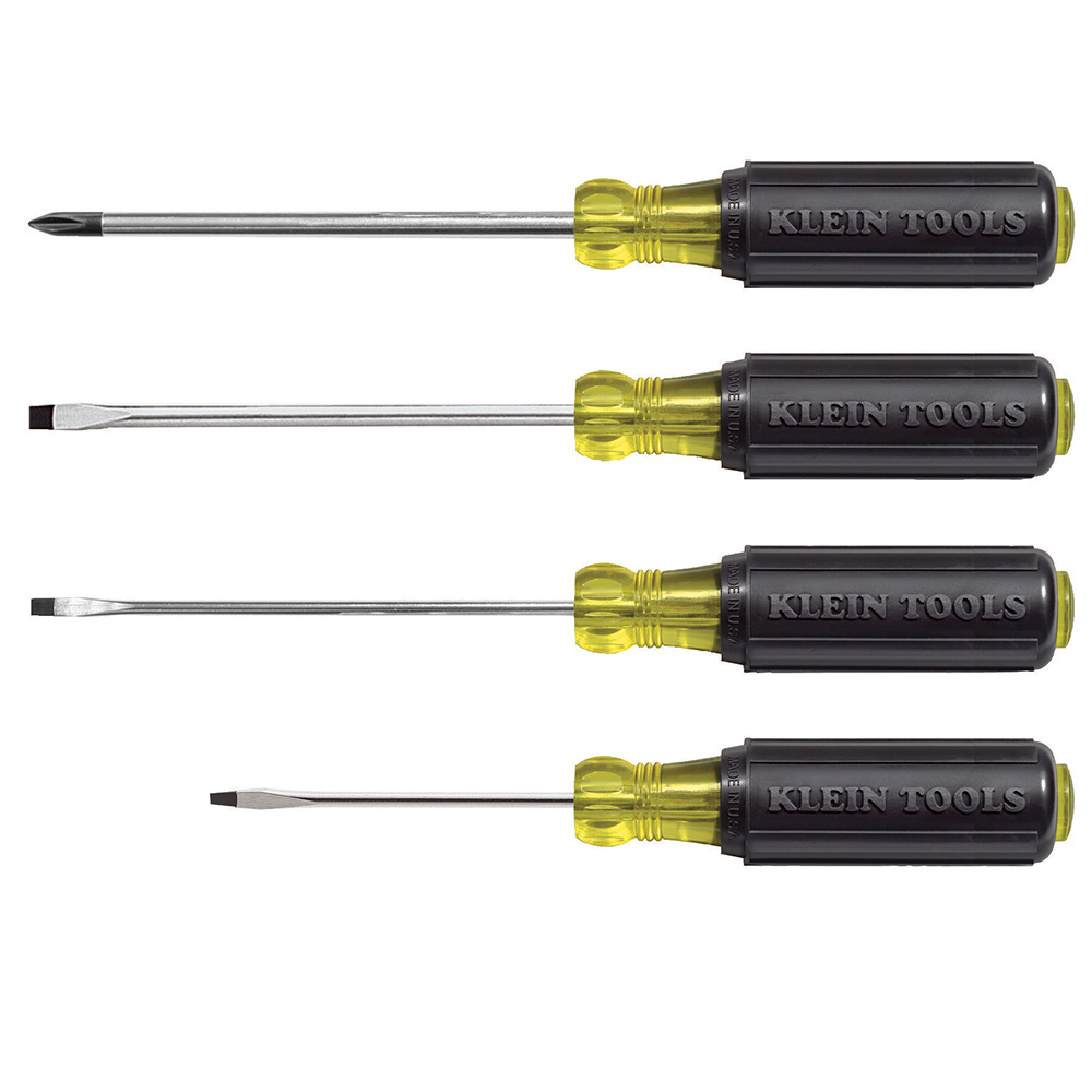 Klein Screwdriver Set, Mini Slotted and Phillips, 4-Piece (85484)