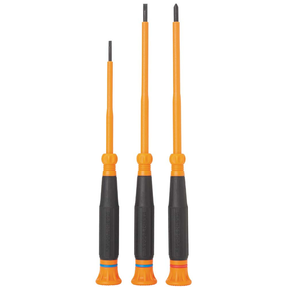 Klein Insulated Precision Screwdriver Set, 3-Piece (85613INS)