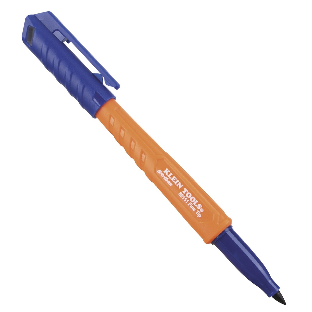 Klein Skribes™ Fine Tip Permanent Marker, Blue, 1-Pack (86151)
