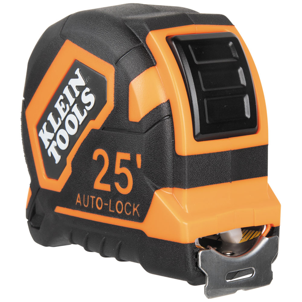 Klein Tape Measure, 25-Foot Single-Hook Auto-Lock (9125AL)